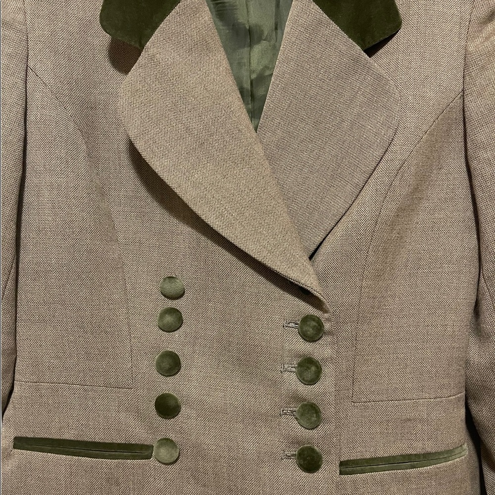 Dior Tan and Green Blazer - Picture 4 of 16